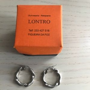 Sterling Silver Hoops from Portugal new